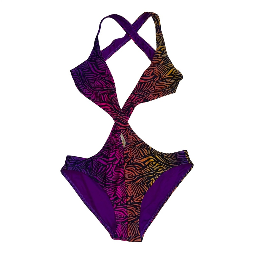 Very unique DVF one piece swimsuit!